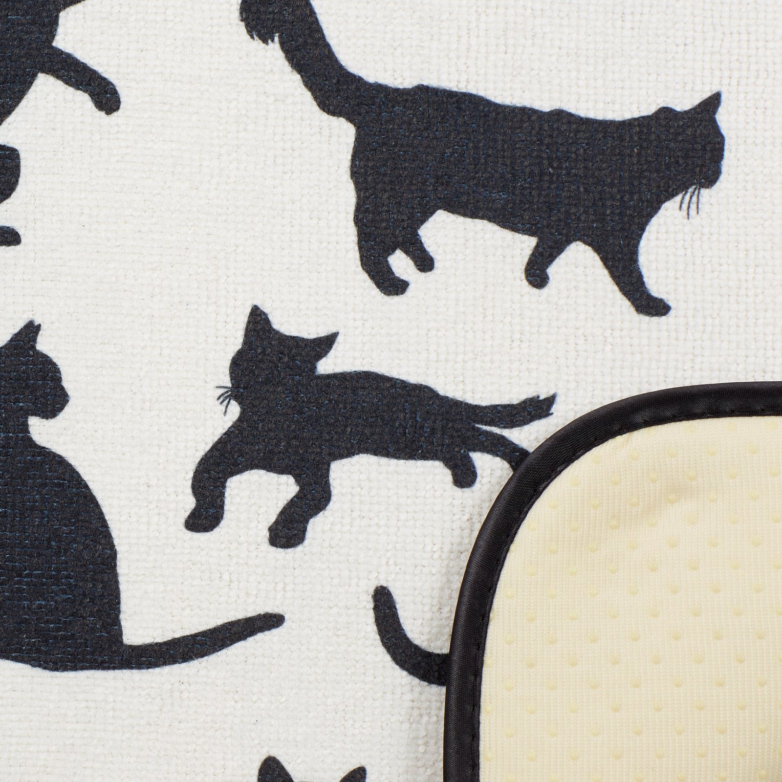 cat silhouette pet mat