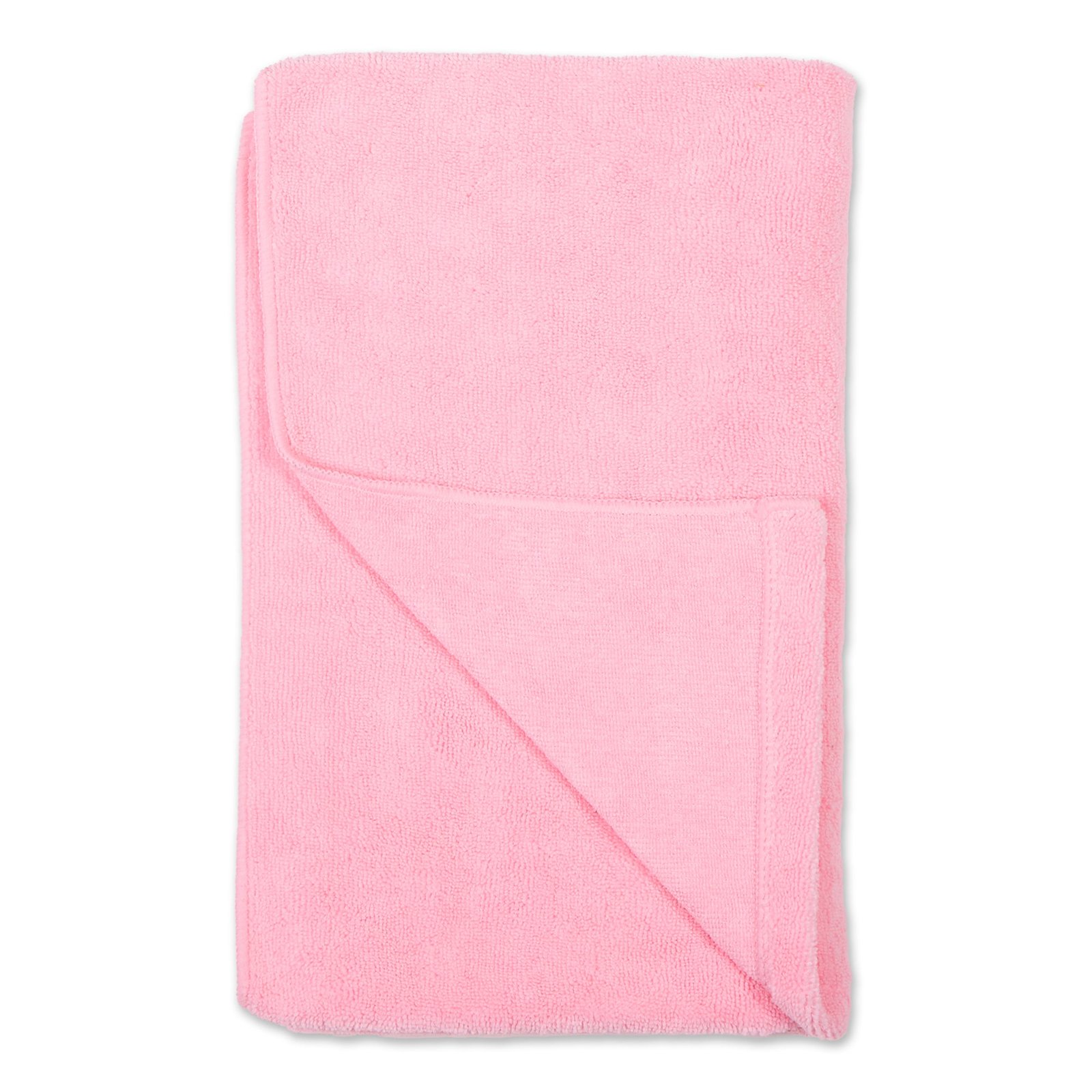 bone dry large pet towel, absorbent microfiber, pink, 41x23.5"