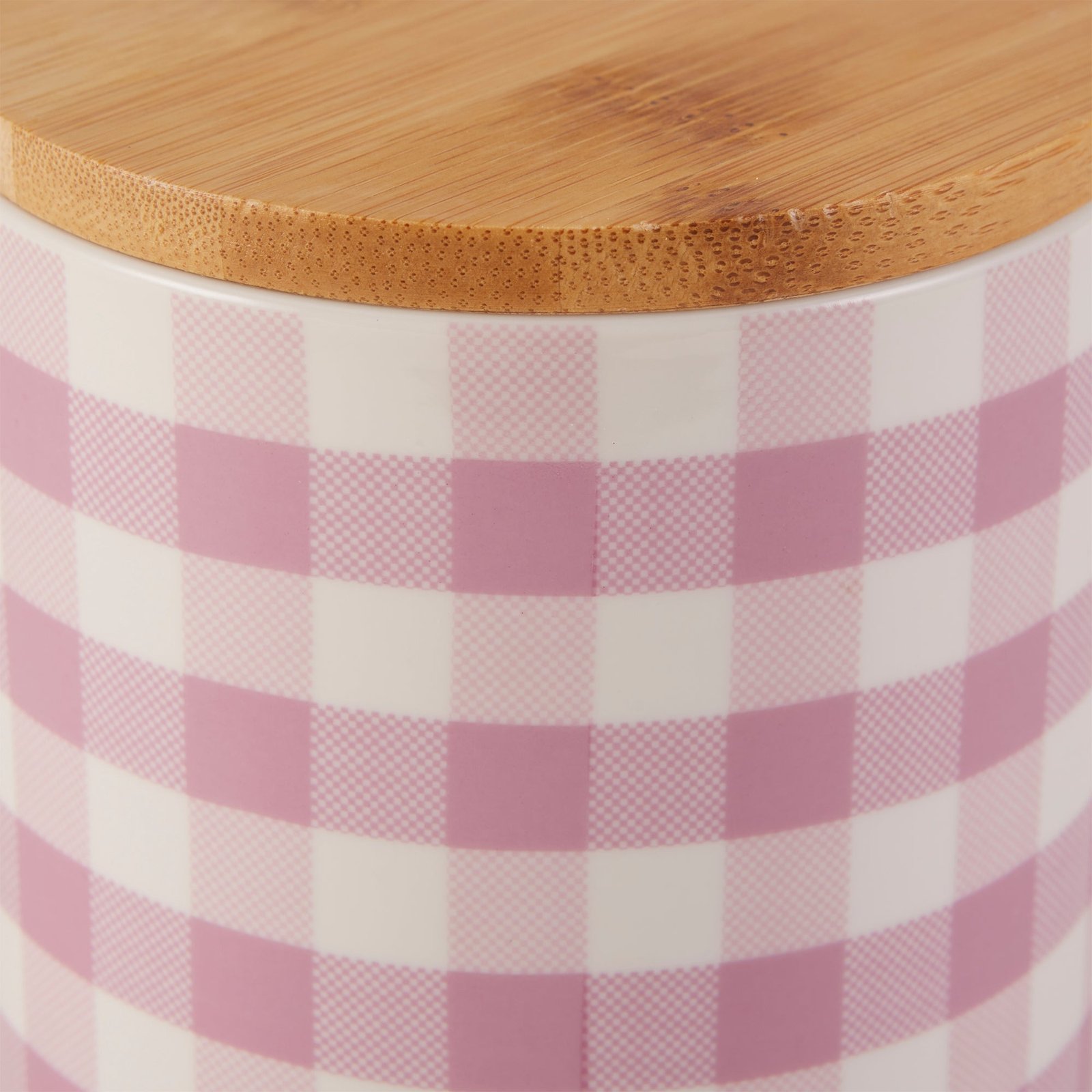 pansy petite check pet treat canister 4.5 cup capacity