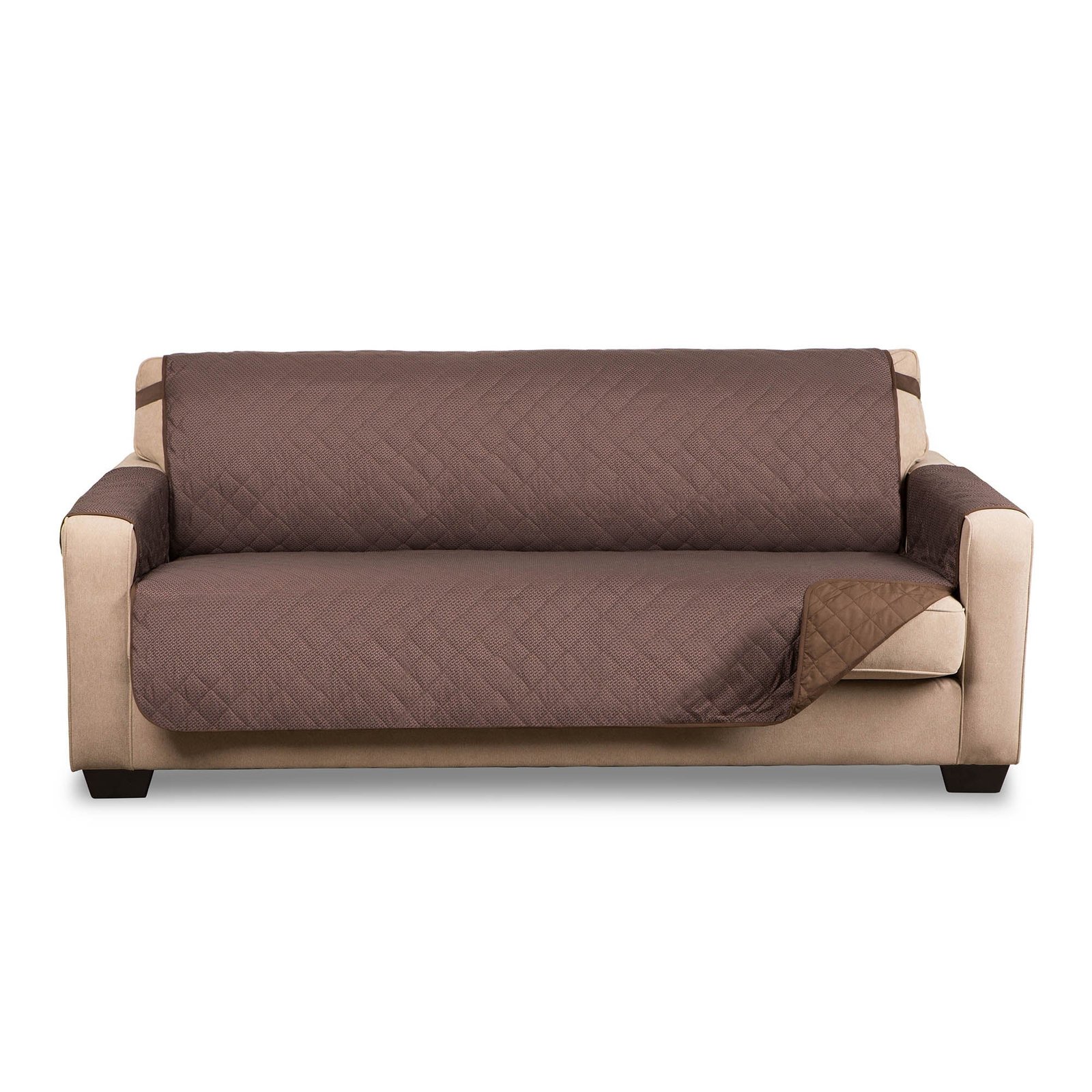 furniture cover, chocolate, loveseat