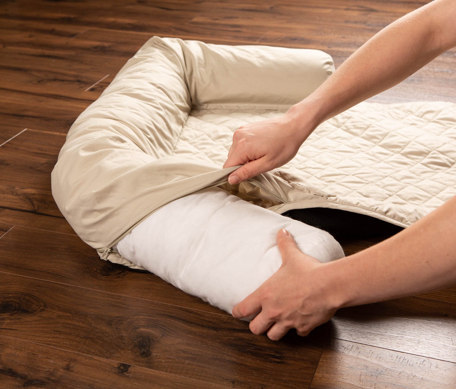 pet bolster furniter cover , cranberry, large 30"x46"x6"