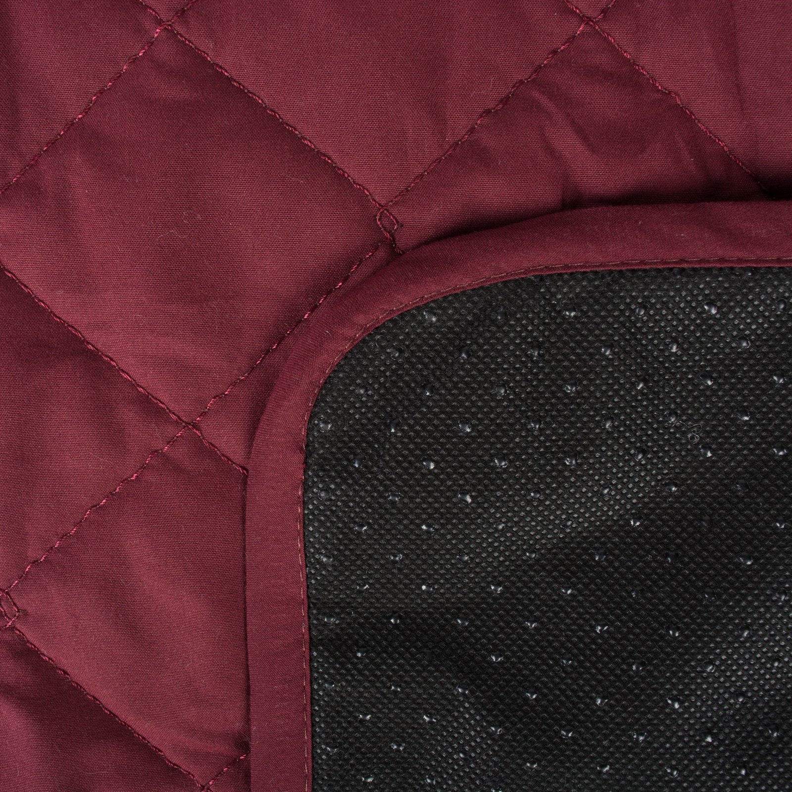 pet bolster furniter cover , cranberry, medium 31x31x6"