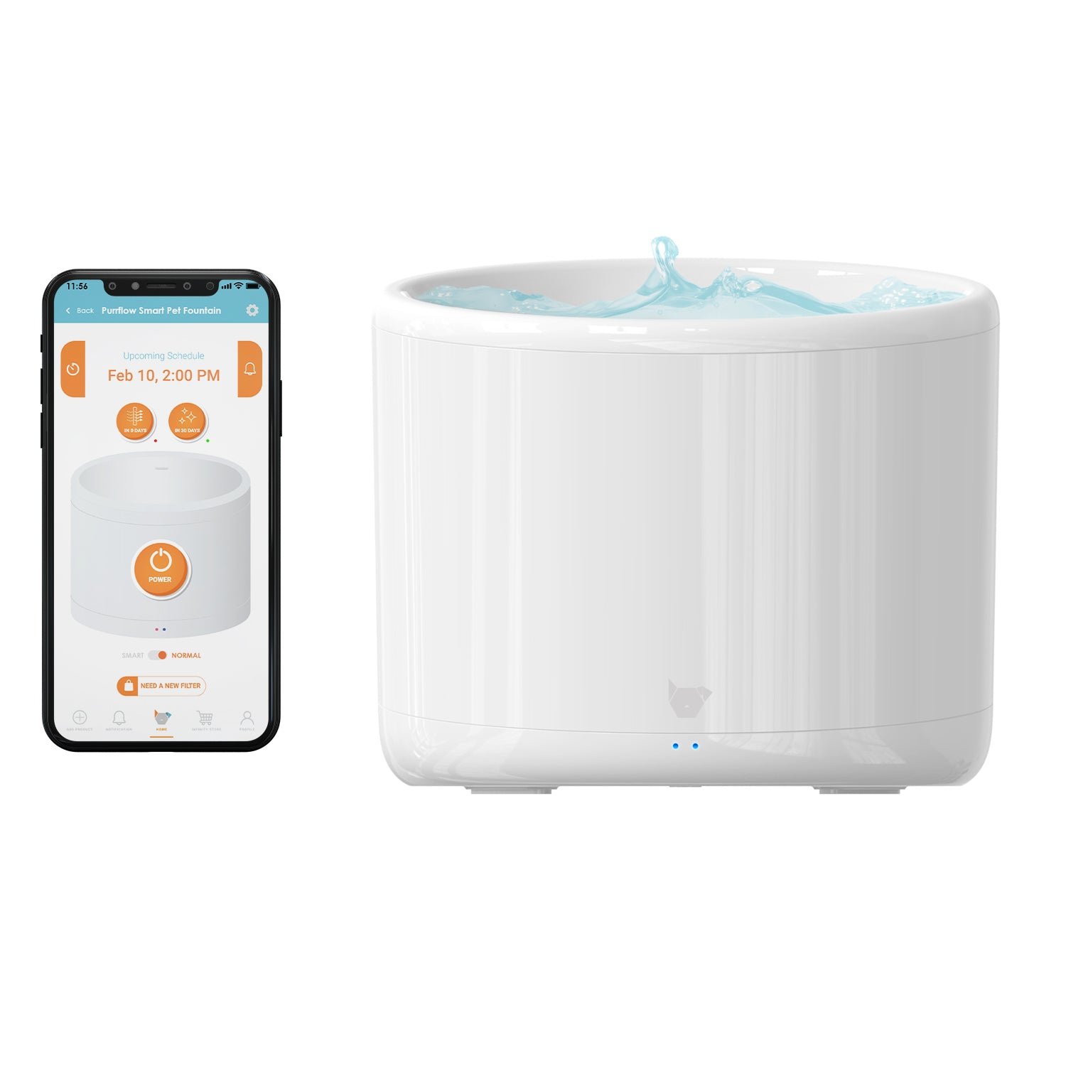 1500x1500 water listing image purrflow smart pet water fountain 01.jpg