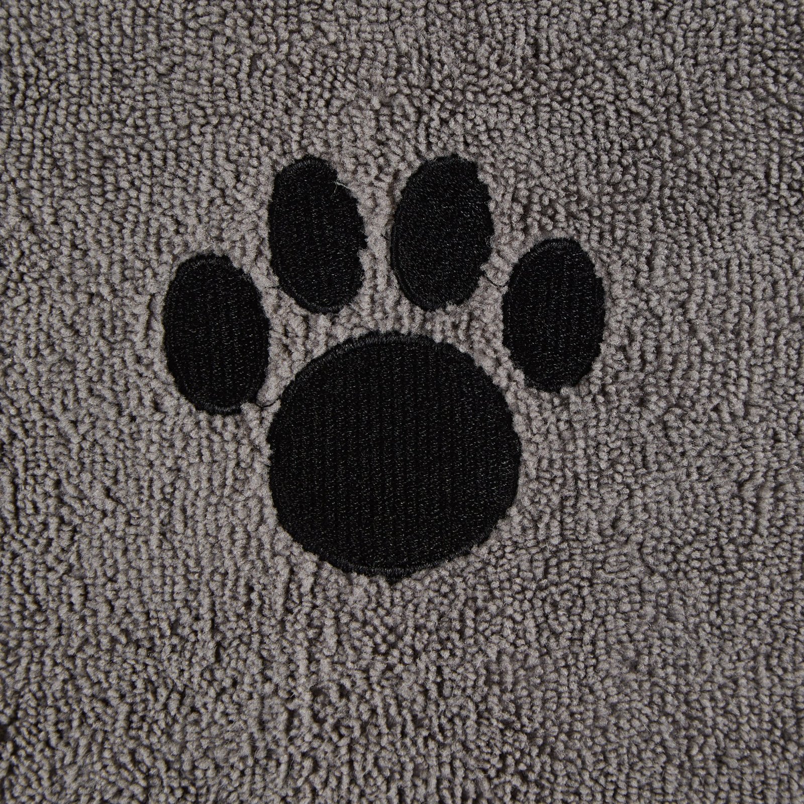 bone dry large pet towel, absorbent microfiber, gray, 41x23.5"