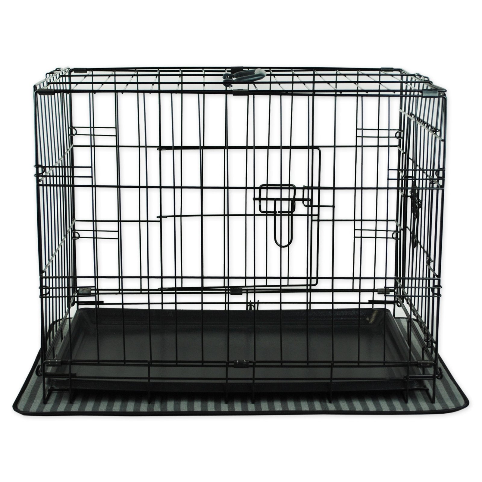 pet crate/kennel mat, gray, xx large 30x45"