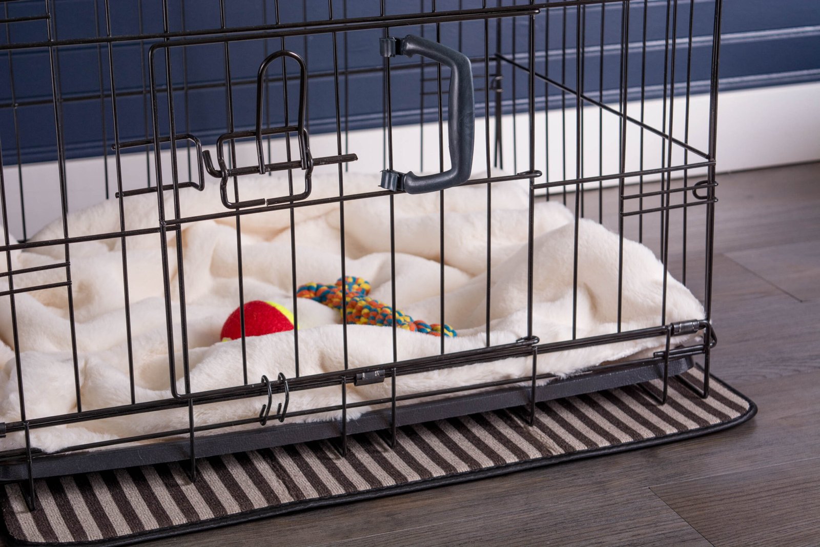 pet crate liner, faux fur, brown, xx large 27x42"