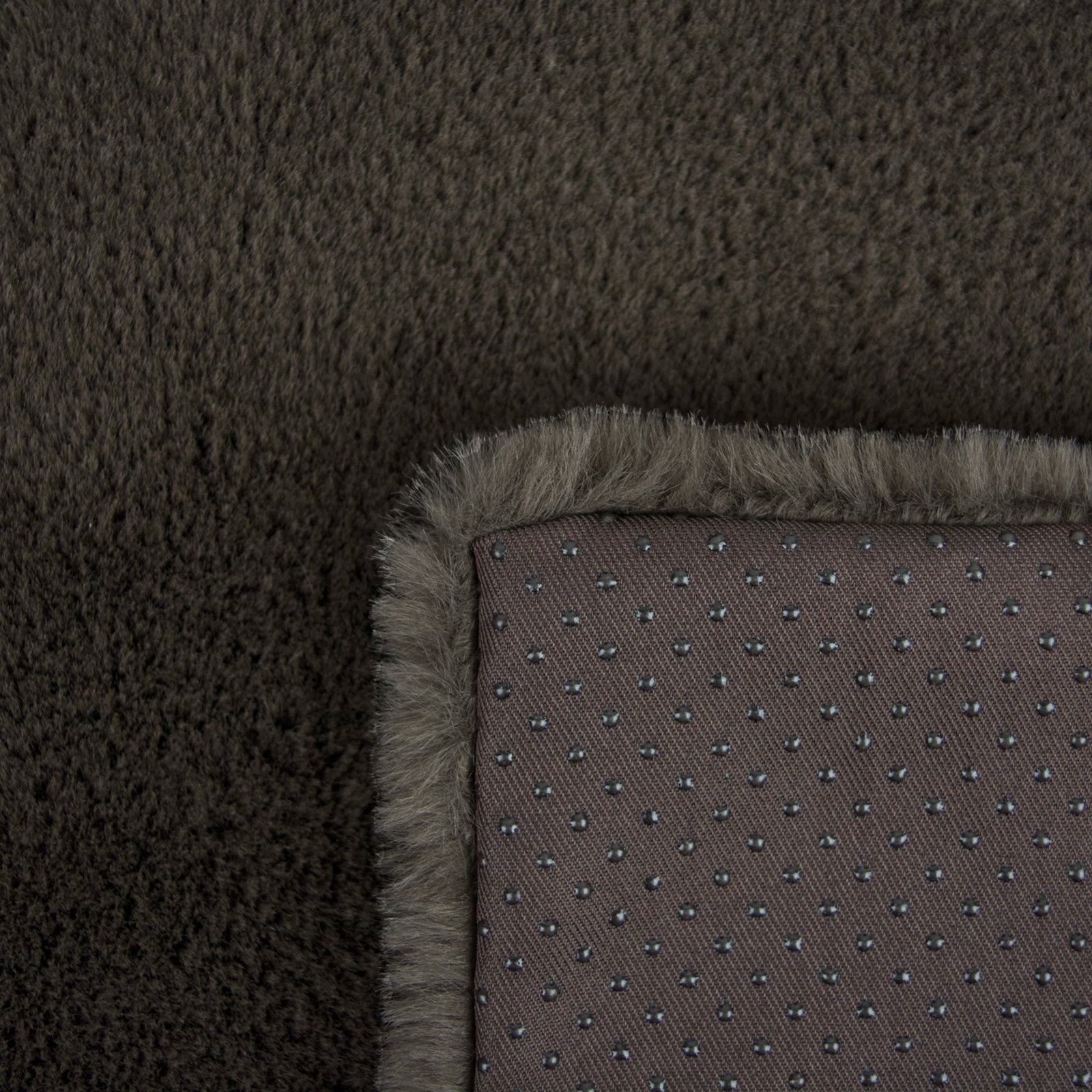 pet crate liner, faux fur, brown, xx large 27x42"