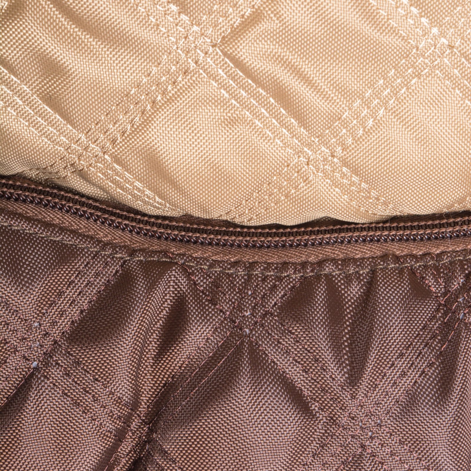 bone dry pet bed/mat, quilted border cushion, brown, medium 20x28"