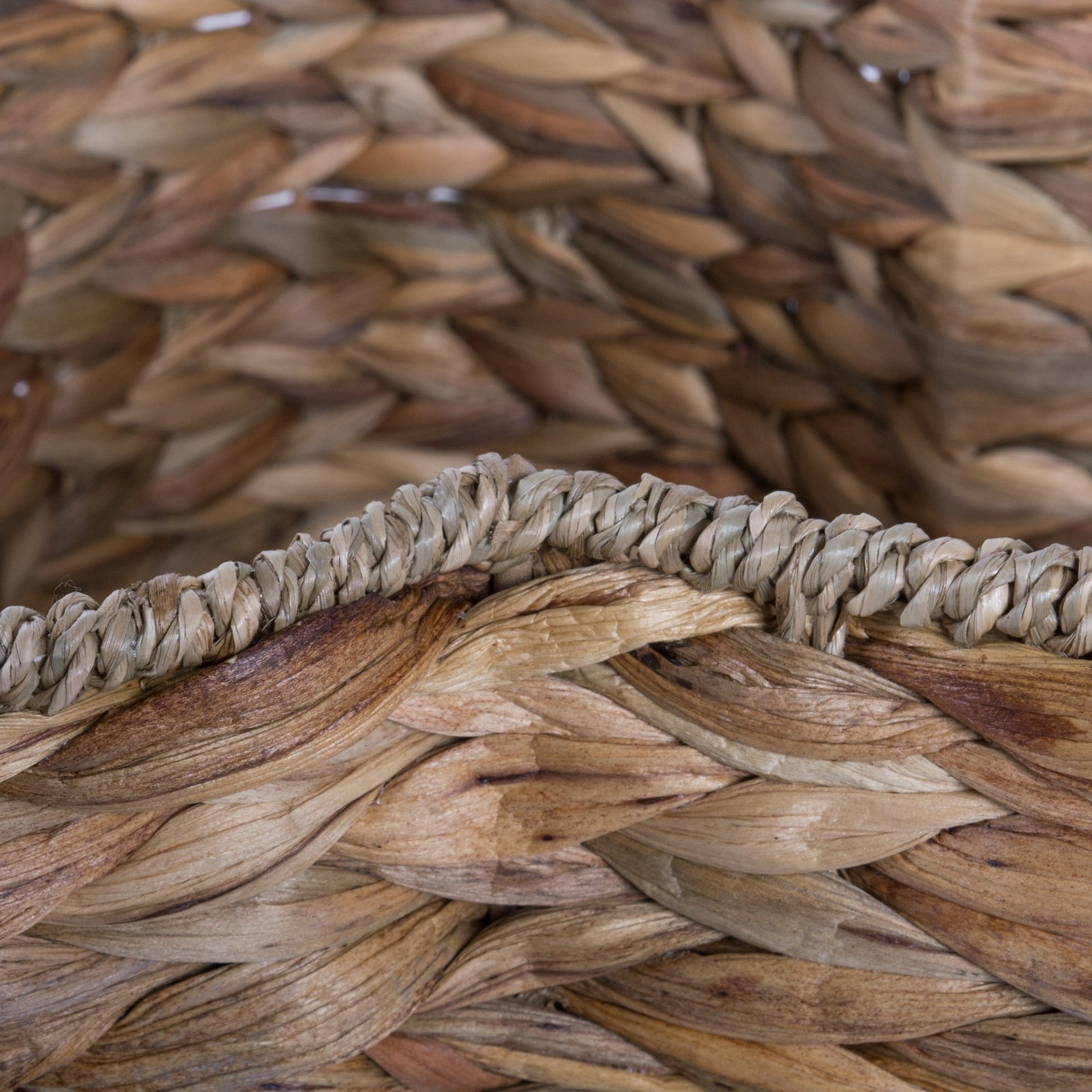 bone dry hyacinth pet storage basket, bone shaped, natural, medium 21x13x8"