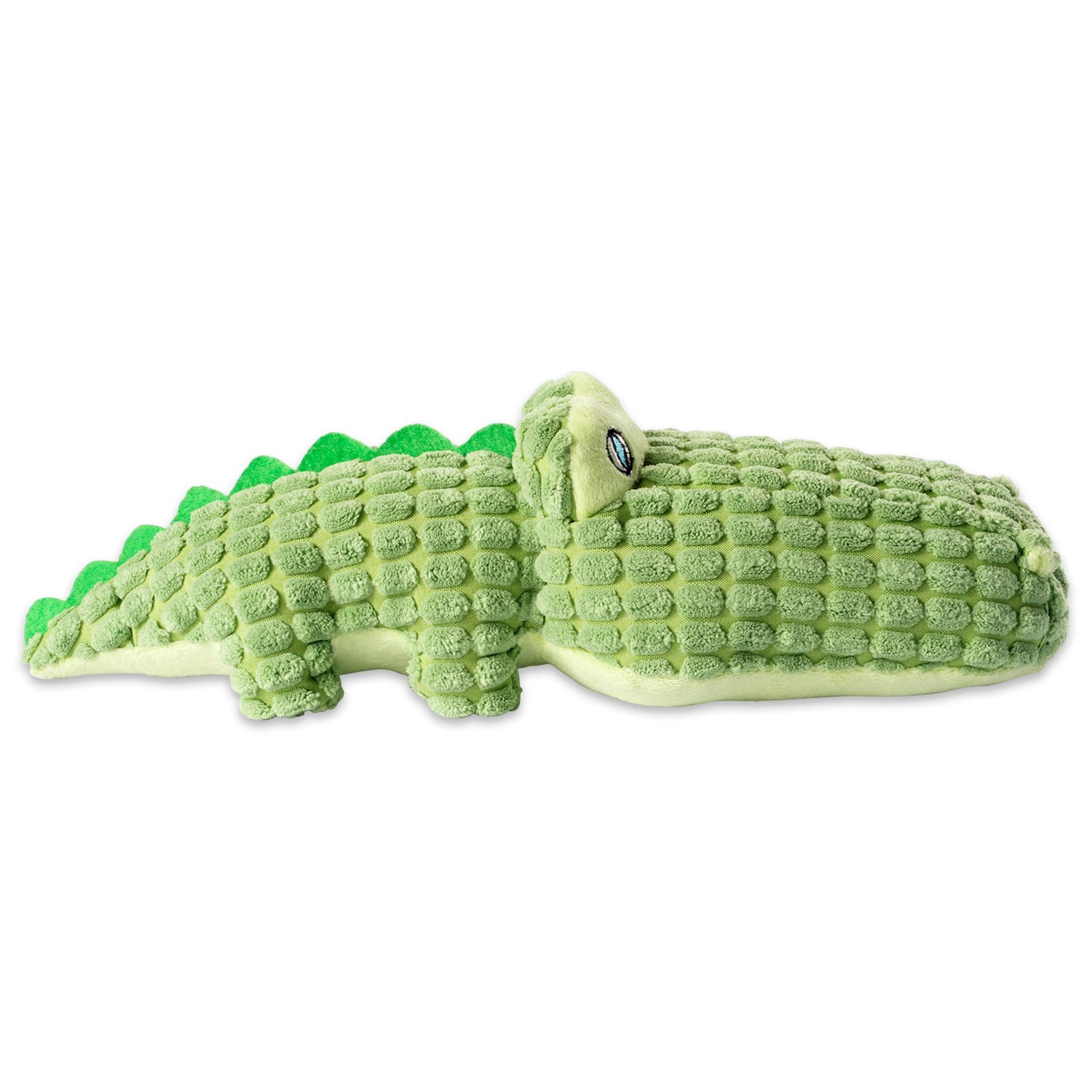alligator plush with squeaker pet toy