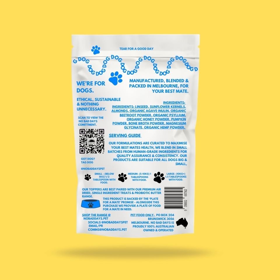 anxiety, stress & gut premium topper