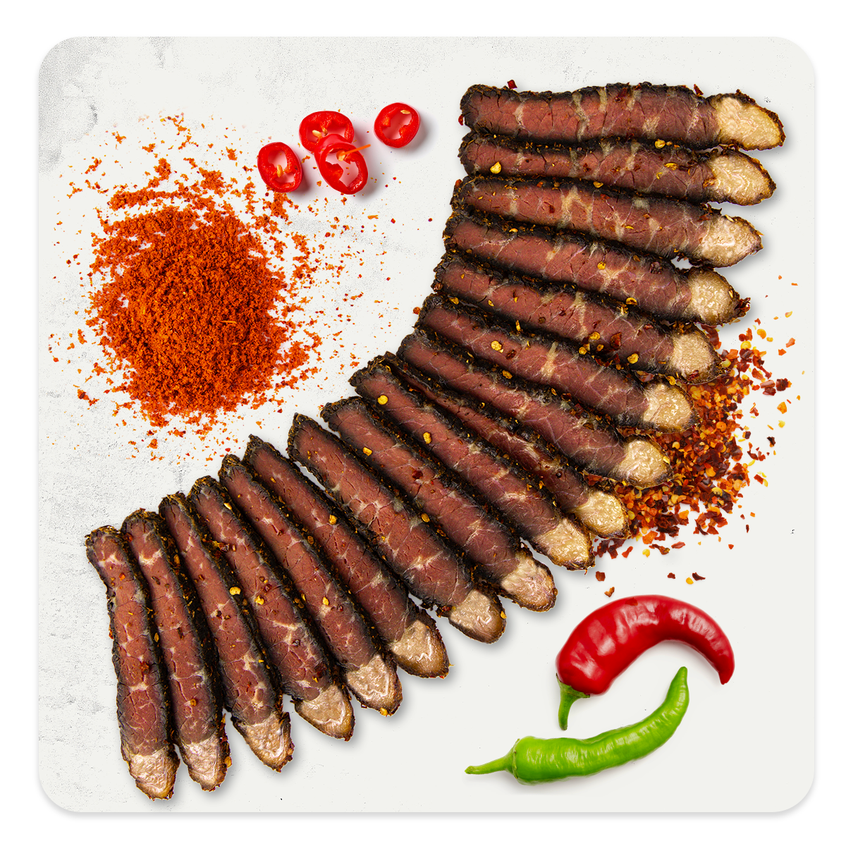 beef biltong chilli fatty