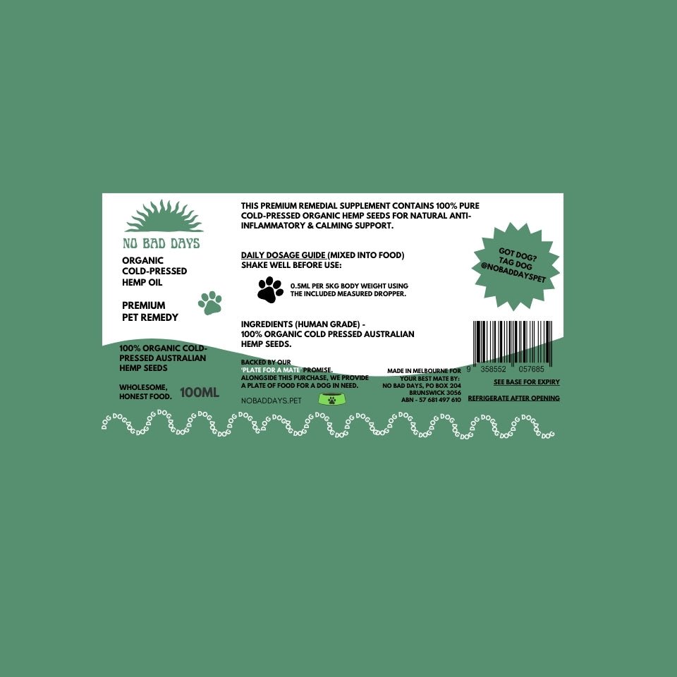 organic australian cold pressed hemp oil