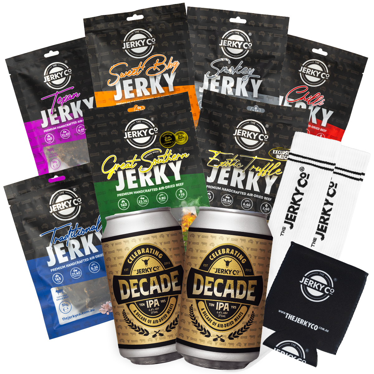 the sampler beef & brew hamper