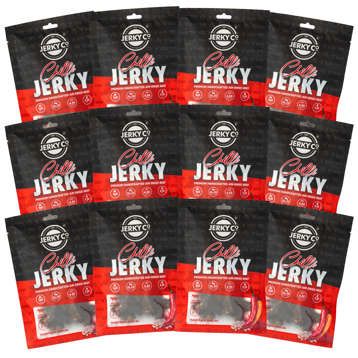 chilli jerky 12 x 50g