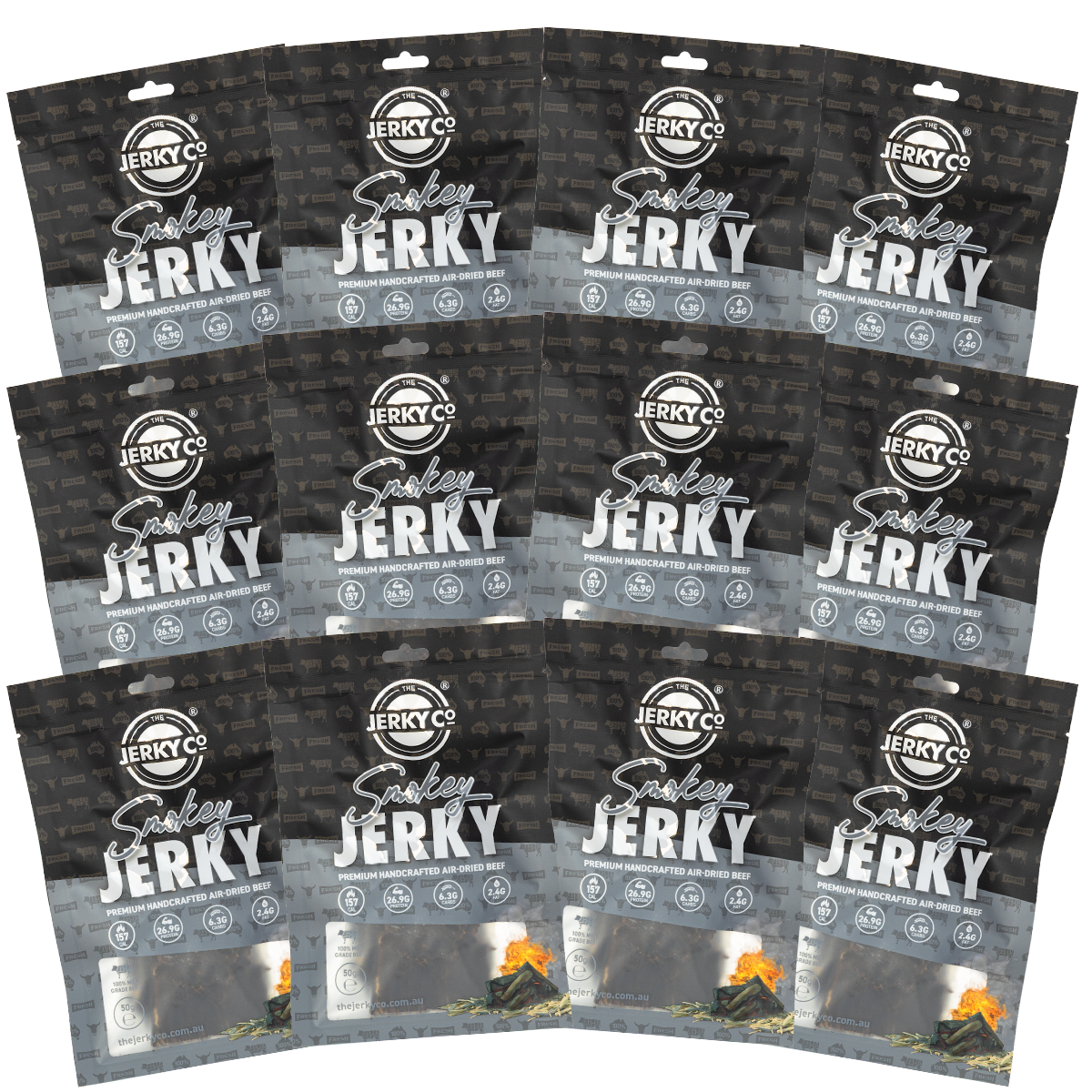smokey jerky 12 x 50g